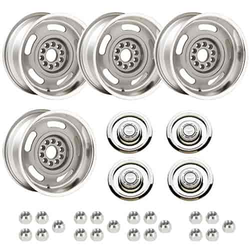 Cast Aluminum Corvette Rally Staggered Wheel Kit