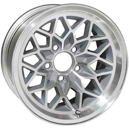 SFW179SLVV2 Snowflake Wheel [Size: 17" x 9"] Finish: Silver Powder Coated w/Machined Lip