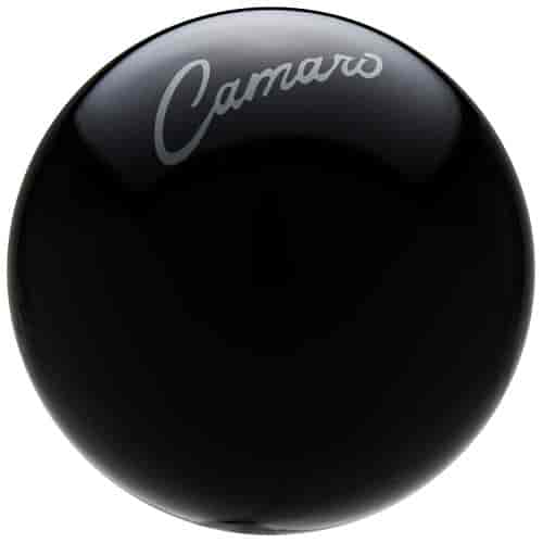 Officially Licensed Shifter Knob 1968-69 Camaro Script Logo Includes Two Brass Adapters