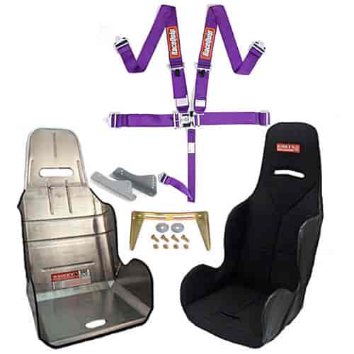 Racing Harness With Seat Purple SFI Racing Harness