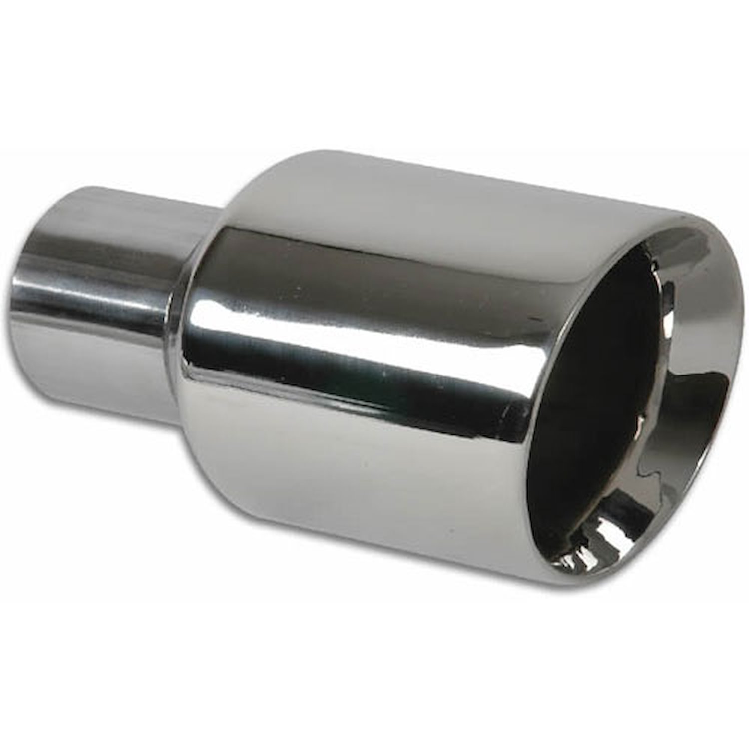 3.5" Round Stainless Steel Exhaust Tip Double Wall