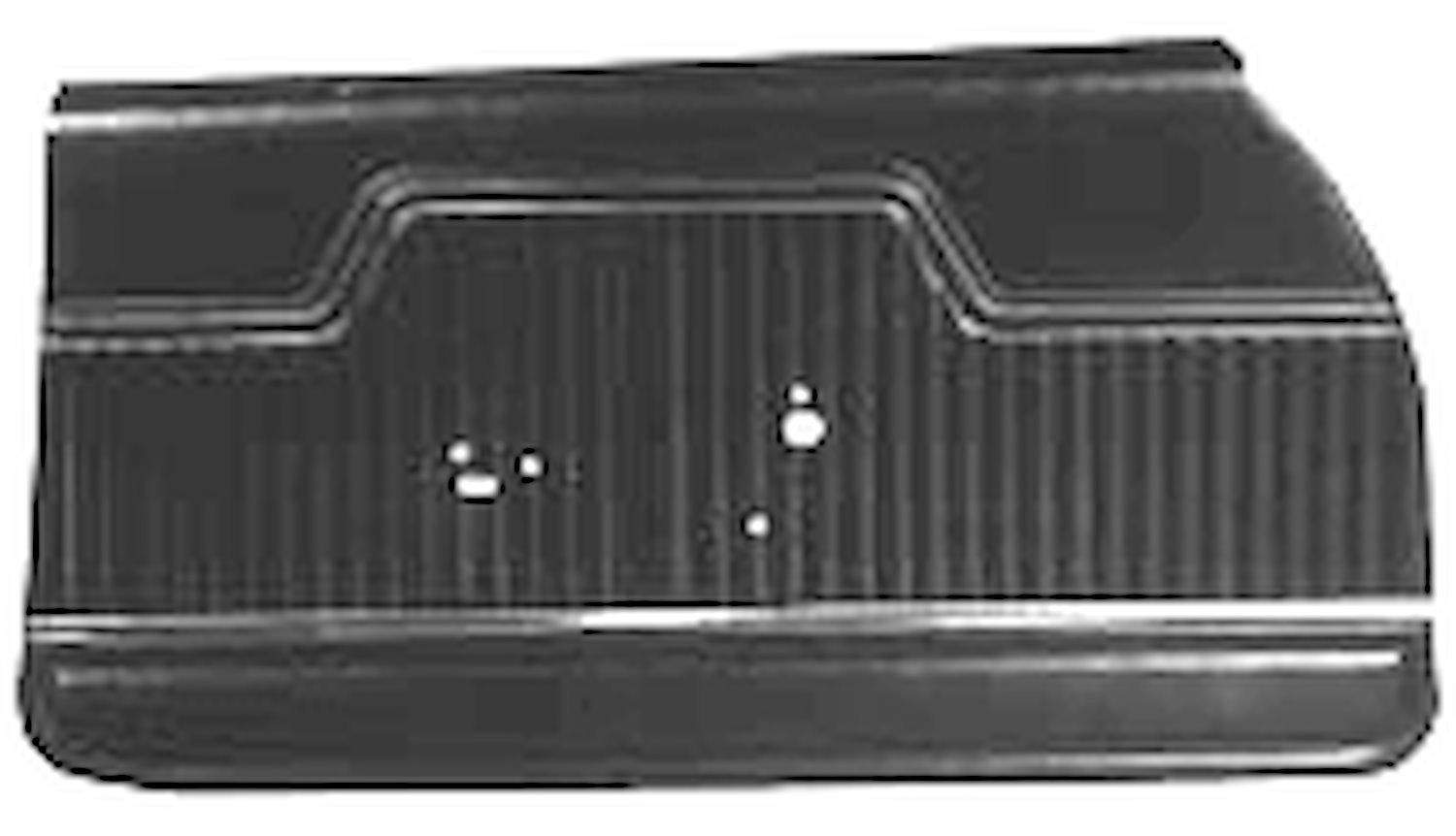 Standard Rear Door Panels 1970-1972 Chevelle Coupe