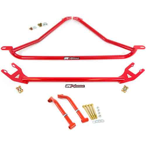 1978-1988 G-Body UMI Front Reinforcement Brace, Bolt In - Red