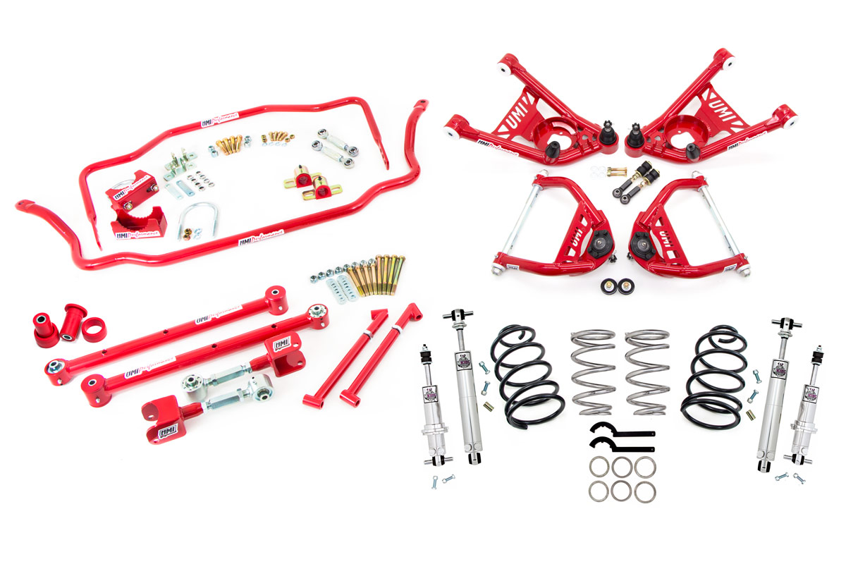 Handling Kit 2 Lowering 550lb Stage 4- Red 1964 GM A-Body