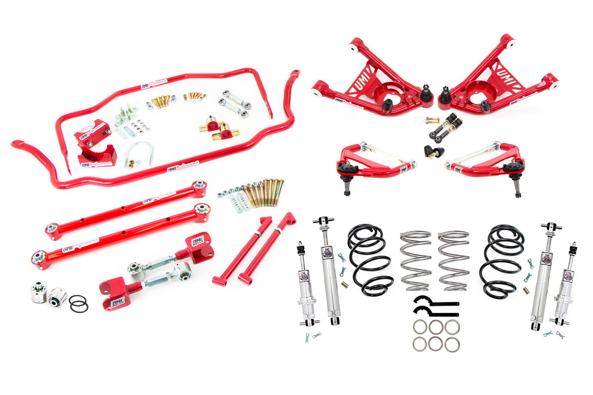 Handling Kit 2 Lowering 450lb Stage 5- Red 1967 GM A-Body