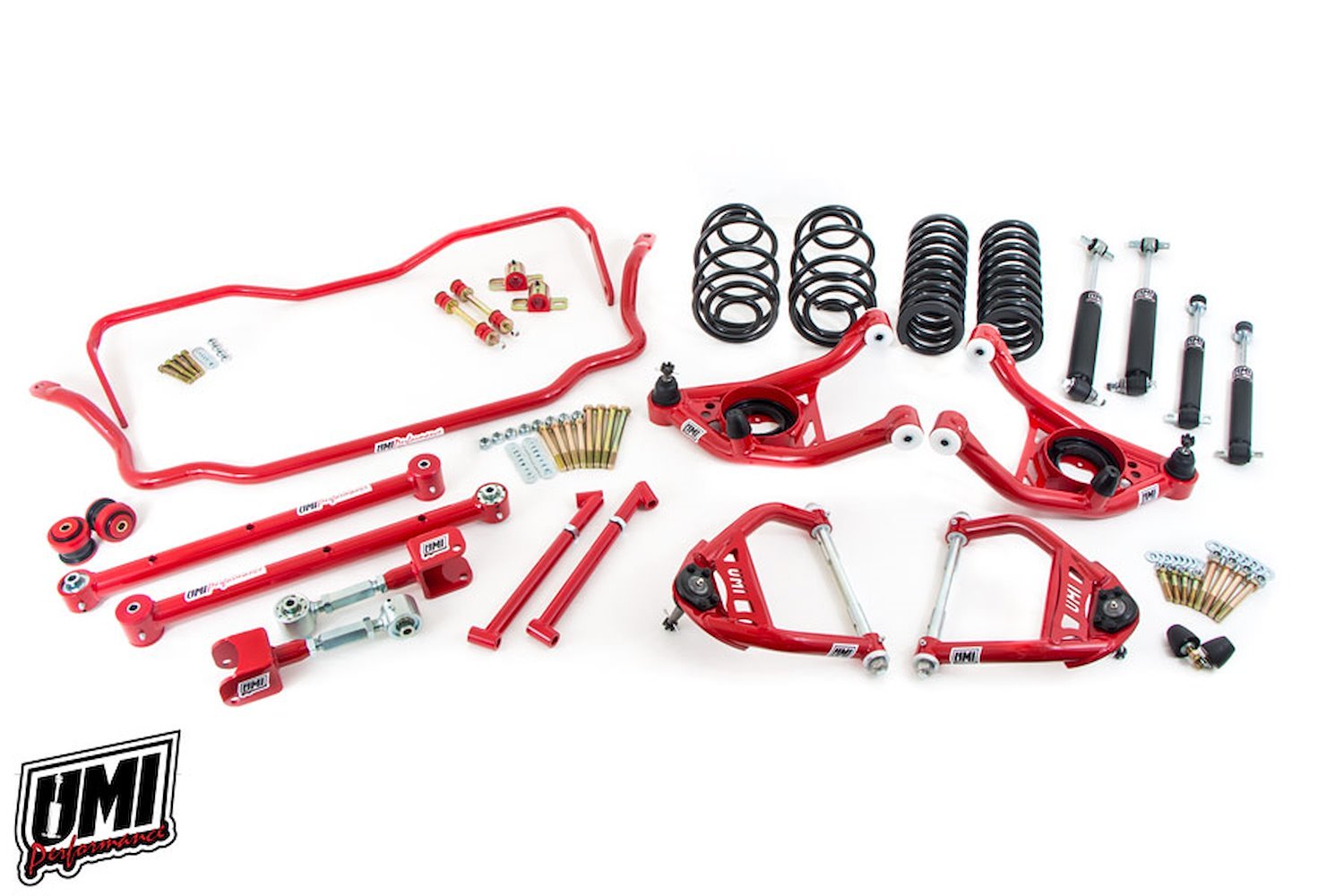 Handling Kit 1 Lowering Stage 3- Red 68-72 GM A-Body