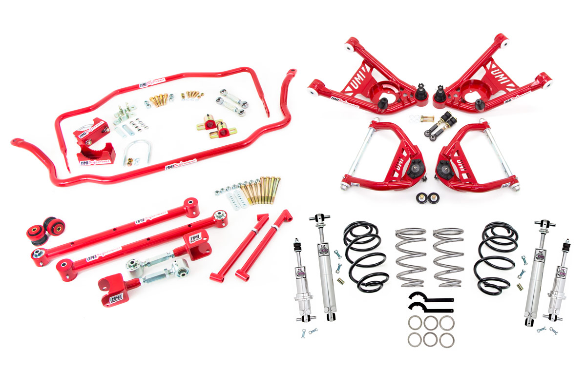 Handling Kit 2 Lowering 450lb Stage 4- Red 68-72 GM A-Body
