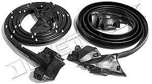 Molded Door Seals with Clips 1973-77 GM A-Body
