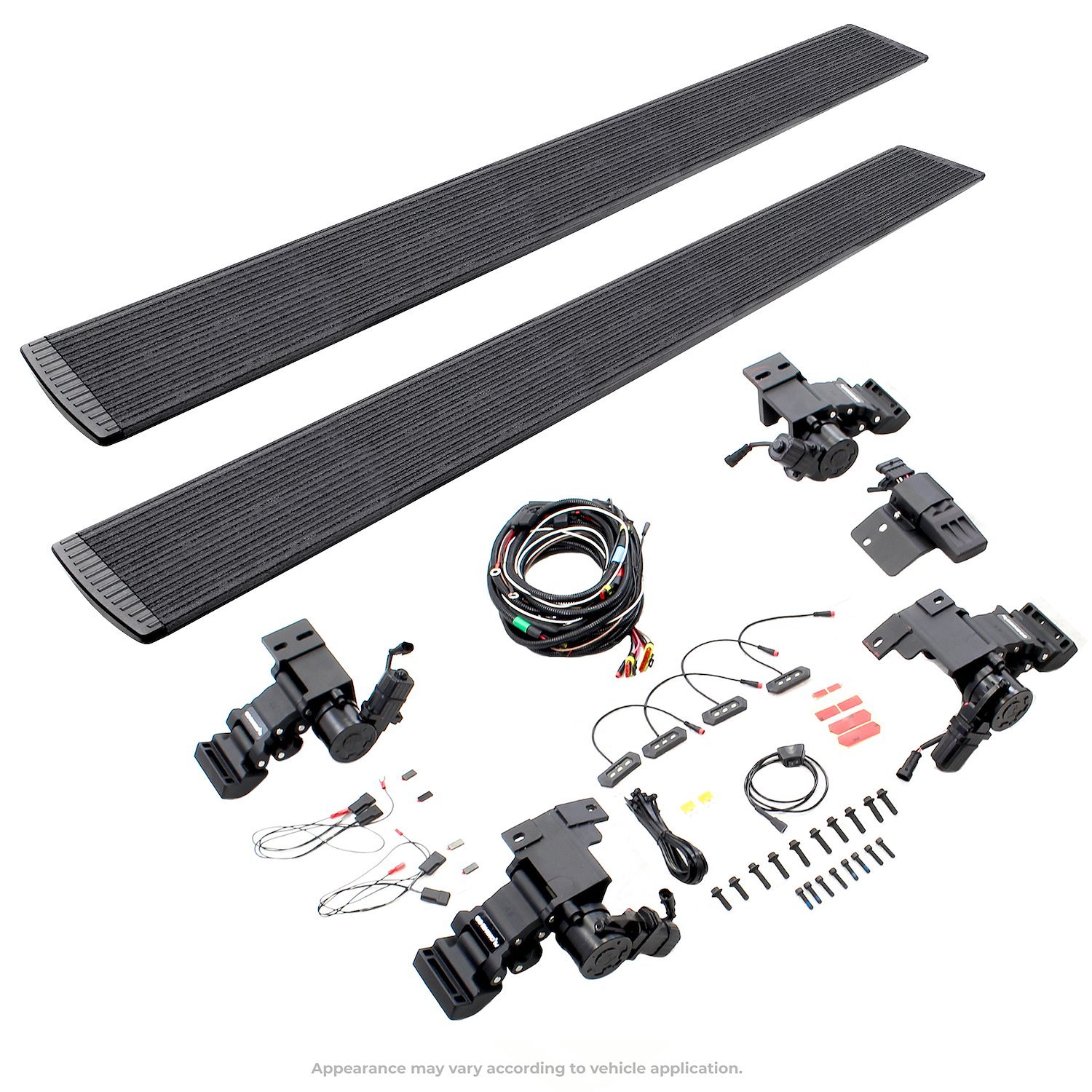 E1 Electric Running Board Kit Fits Select GMC Sierra 2500 HD, 3500HD Crew Cab Pickup - Gasoline & Diesel