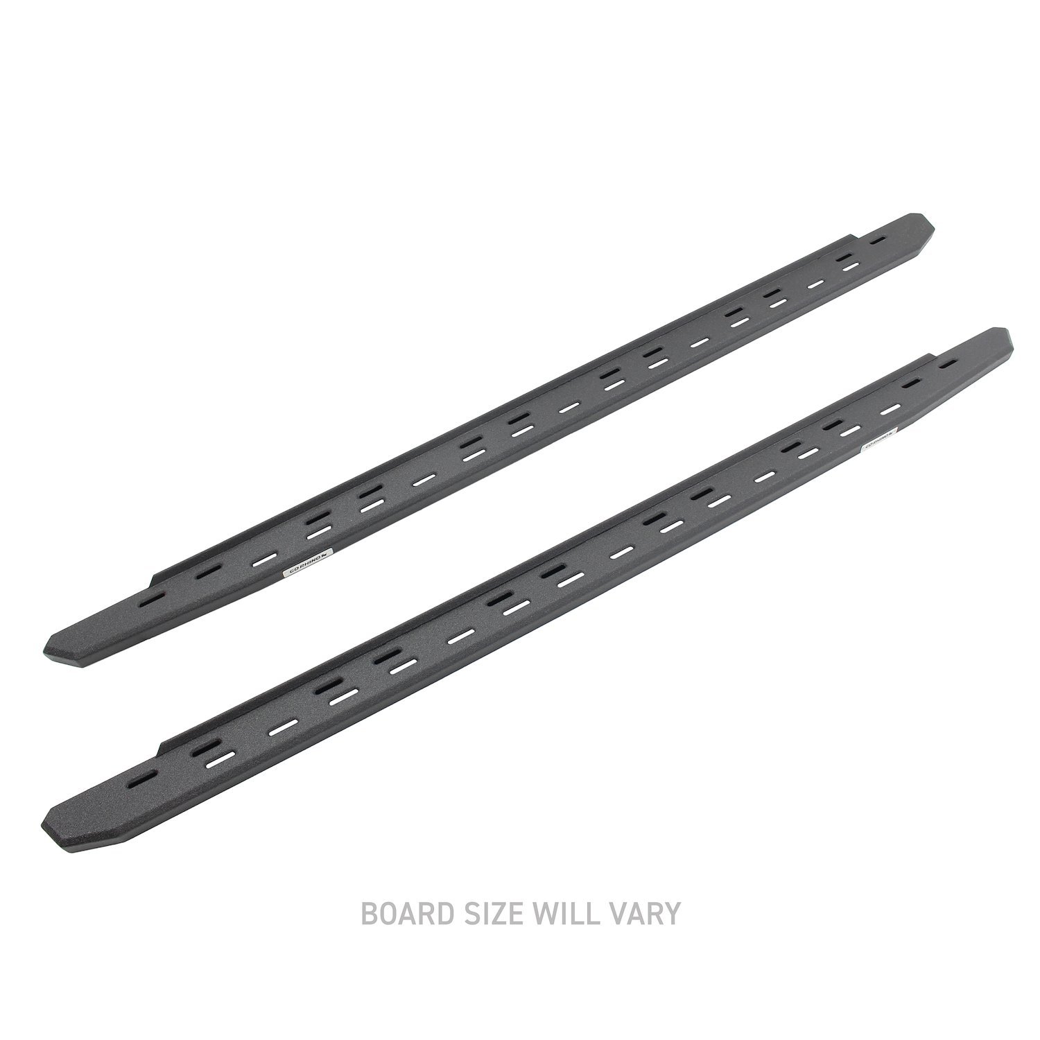 RB30 Slim Line Running Boards w/Bracket Kit Fits Select GM Silverado, Sierra 2500 HD/3500 HD Double Cab [Bedliner-Coated]