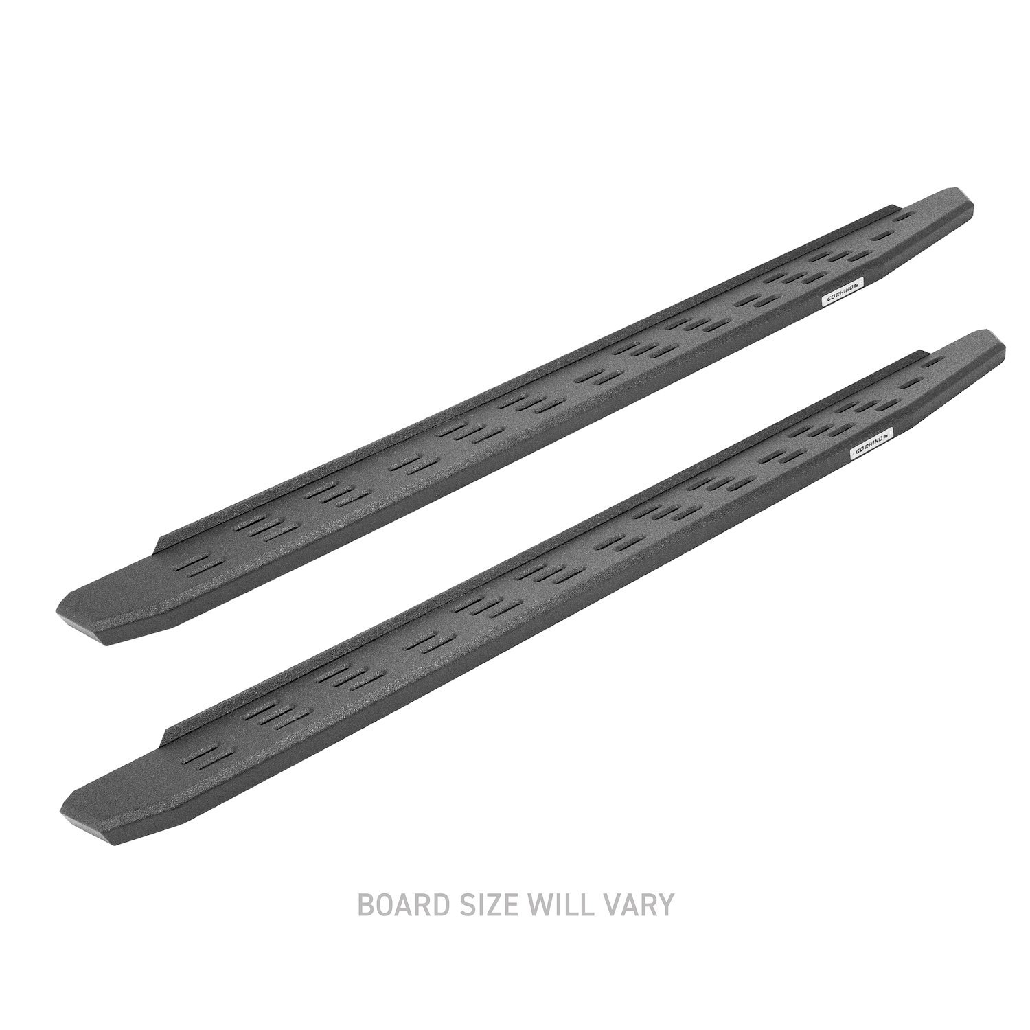 RB30 Running Boards w/Bracket Kit Fits Select GM Silverado, Sierra 2500 HD/3500 HD Double Cab [Bedliner-Coated]