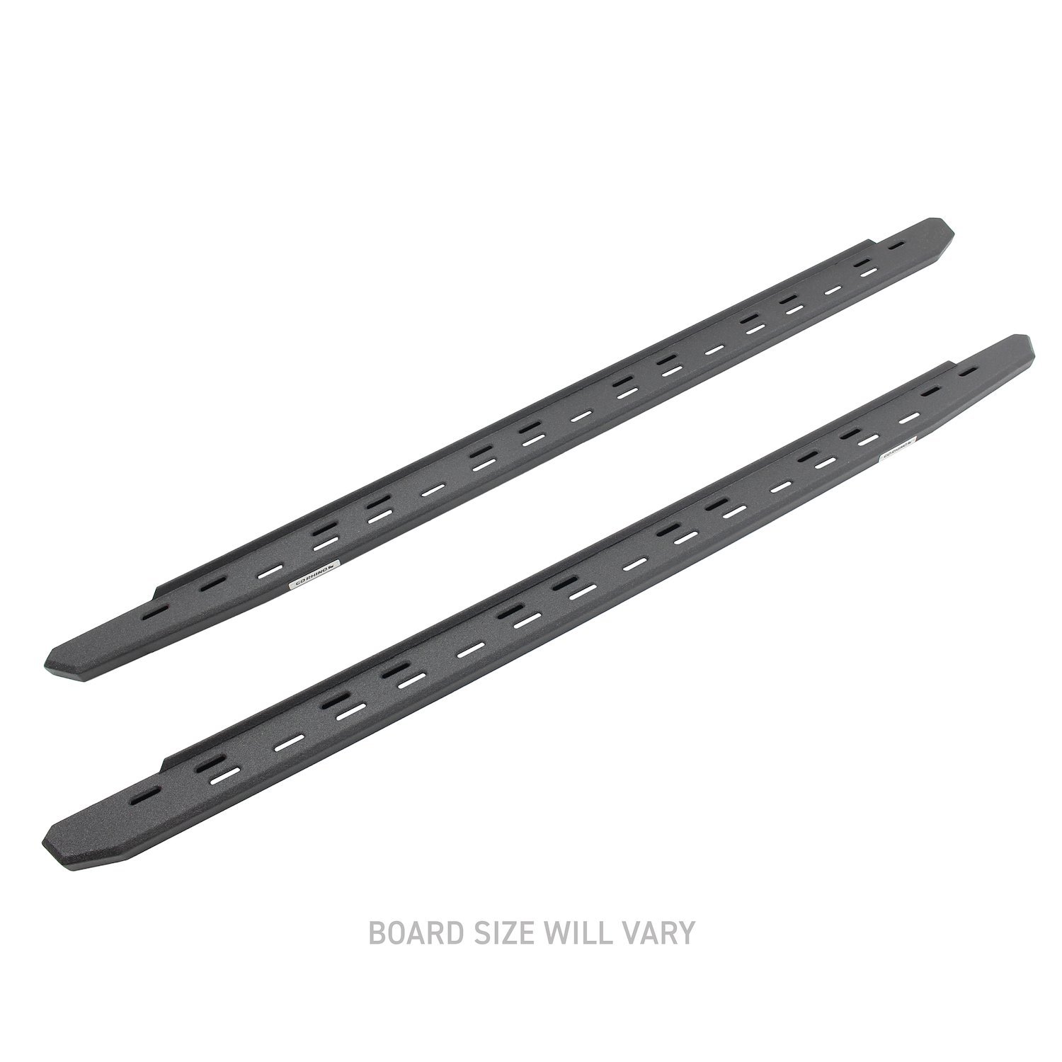 RB30 Slim Line Running Boards w/Bracket Kit Fits Select Ram 1500 Crew Cab [Bedliner-Coated]