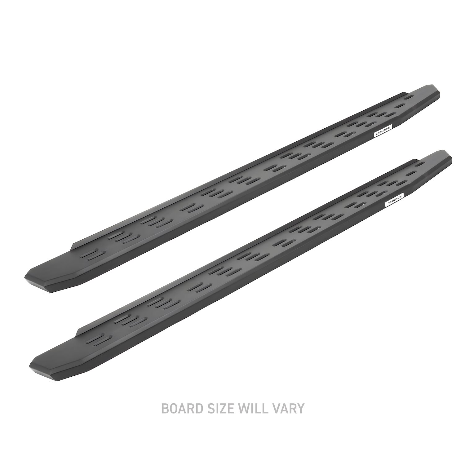 RB30 Running Boards w/Drop Steps & Bracket Kit Fits Select Toyota Tacoma Double Cab [Textured Black]