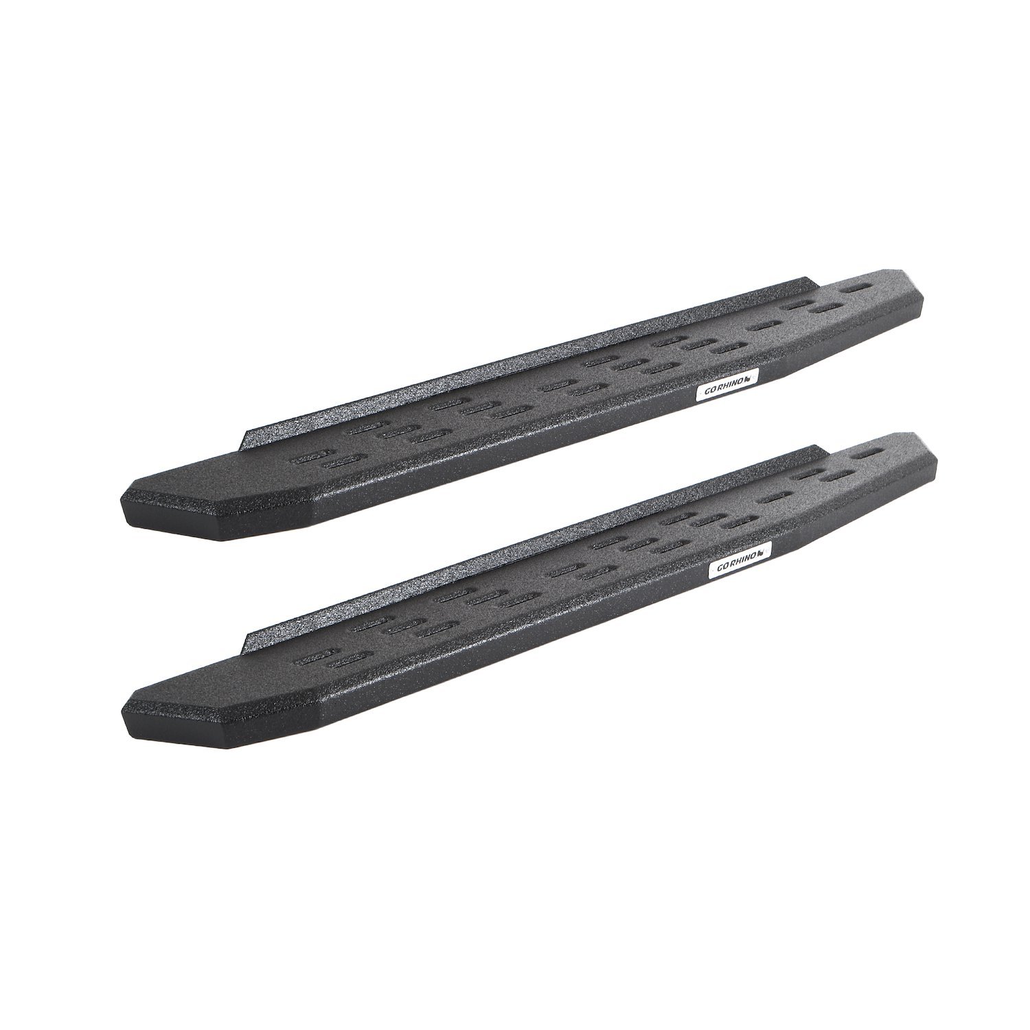 RB30 Slim Line Running Boards w/Bracket Kit Fits Select Jeep Wrangler [Bedliner-Coated]