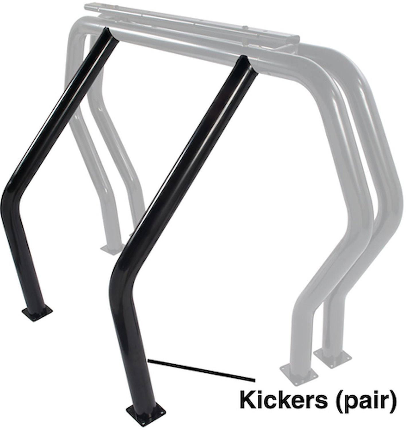 Bed Bars- Pair of Kickers 1983-11 Ford Ranger