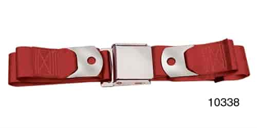 Red Front Seat Belt Set for 1955-1957 Chevy Tri-Five