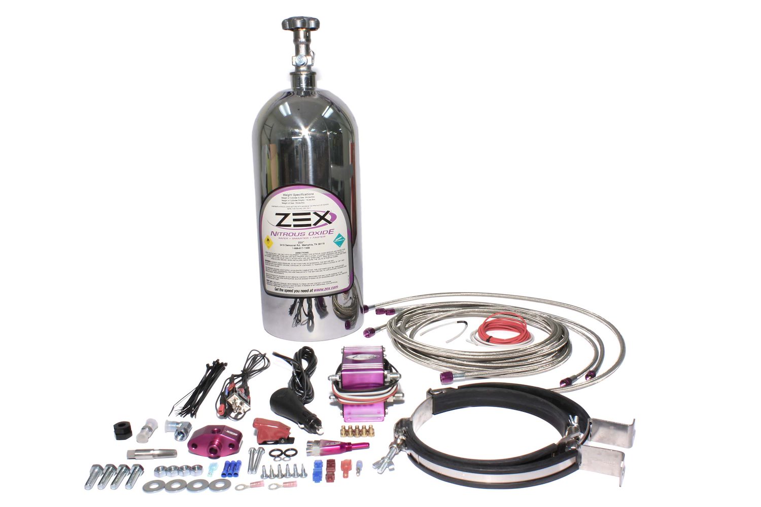 Nitrous System Kit 1986-98 Mustang 4.6/5.0L Polished