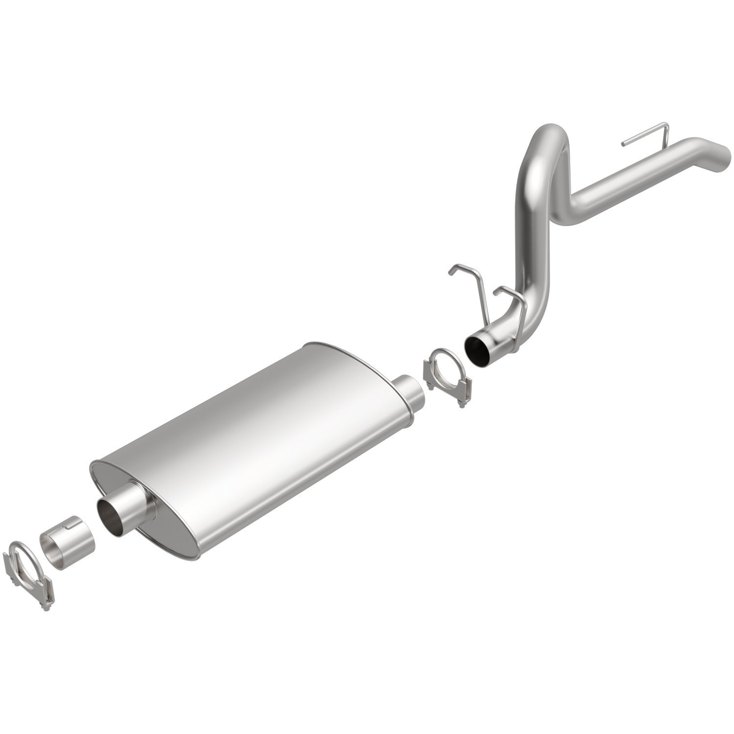 Direct-Fit Exhaust Kit, 1987-1990 Jeep Wrangler