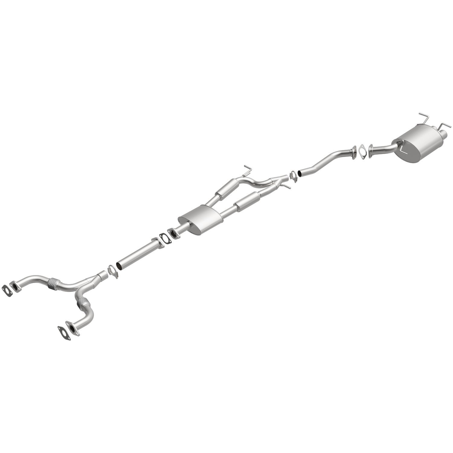 Direct-Fit Exhaust Kit, 2003-2004 Infiniti G35