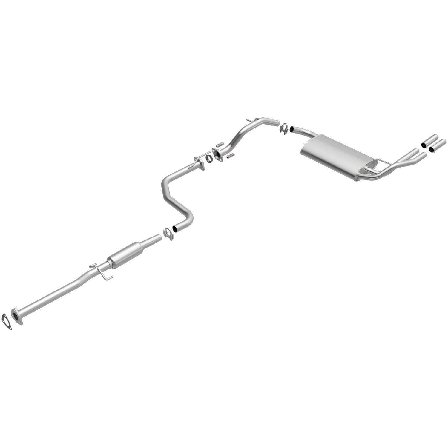 Direct-Fit Exhaust Kit, 1988-1991 Honda CRX 1.6L