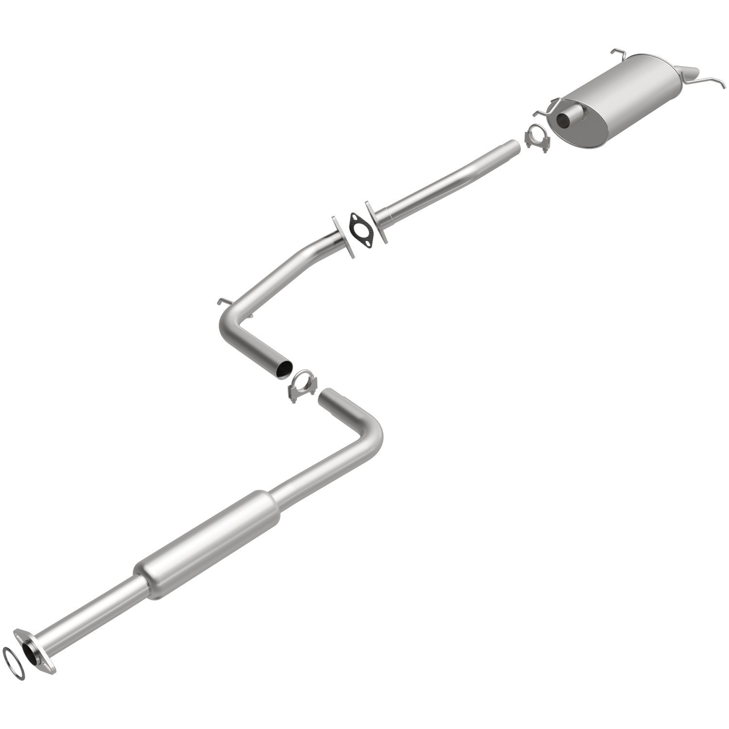 Direct-Fit Exhaust Kit, 1998-2002 Mazda 626 2.0L