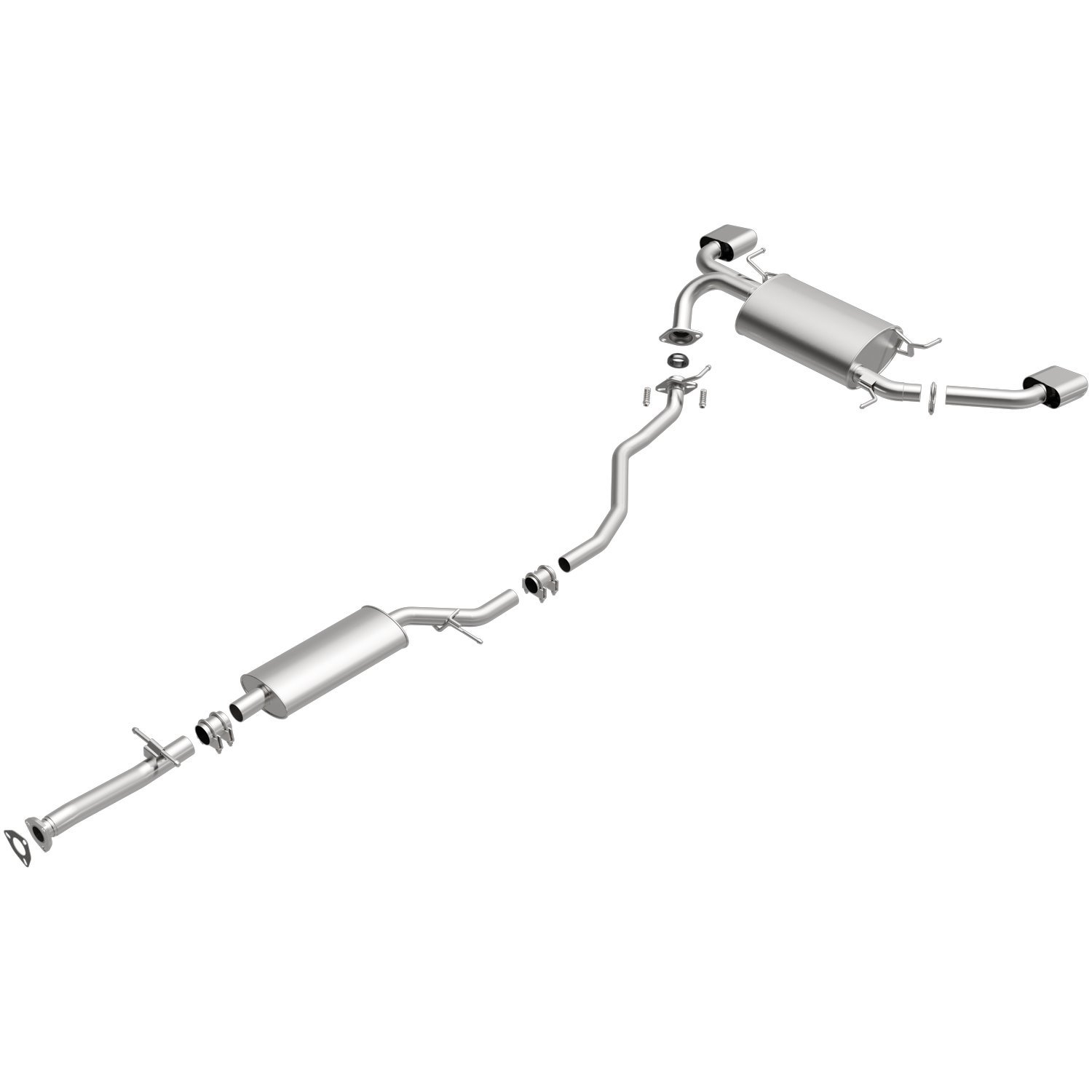 Direct-Fit Exhaust Kit, 2010-2012 Acura RDX 2.3L