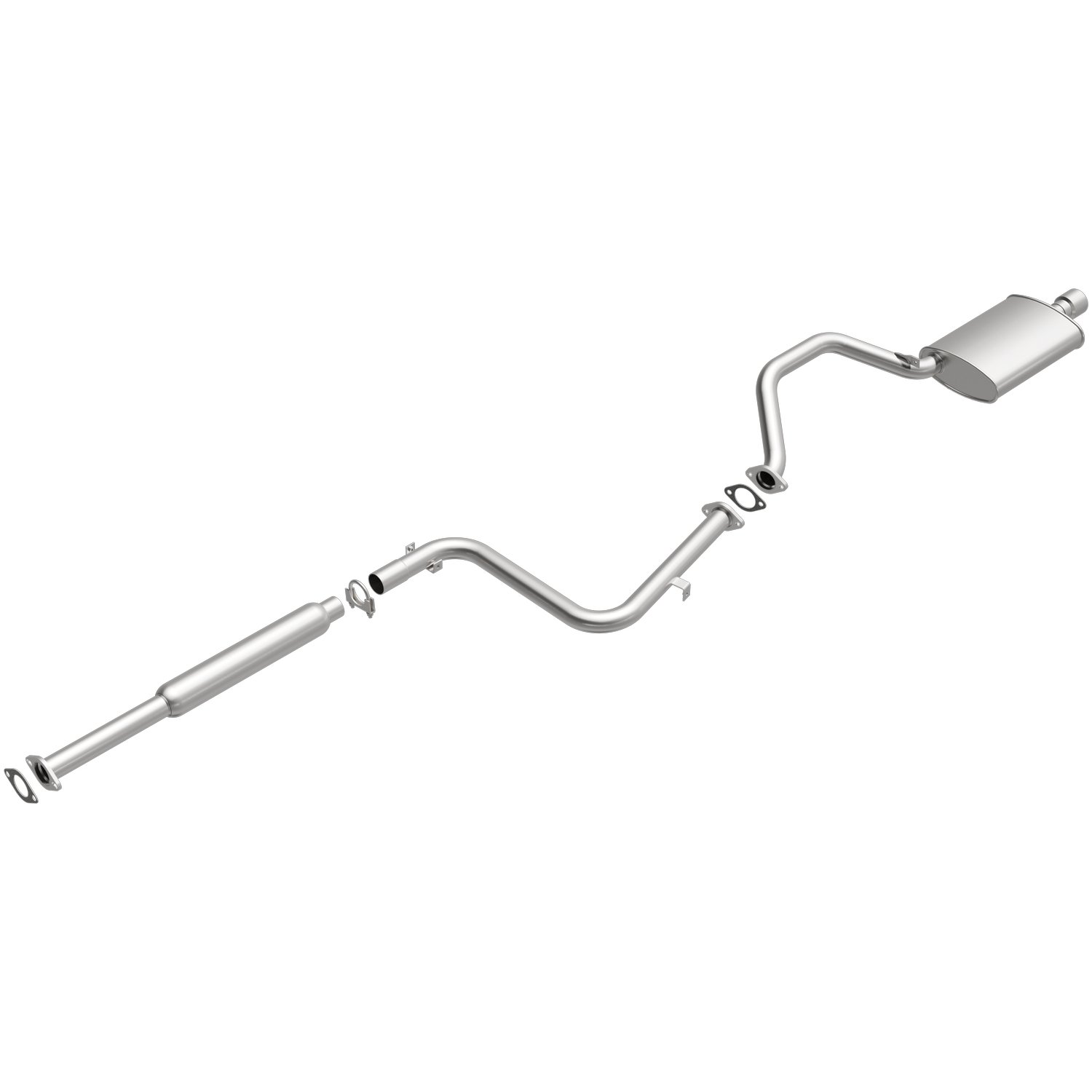 Direct-Fit Exhaust Kit, 2000-2005 Mitsubishi Eclipse 2.4L