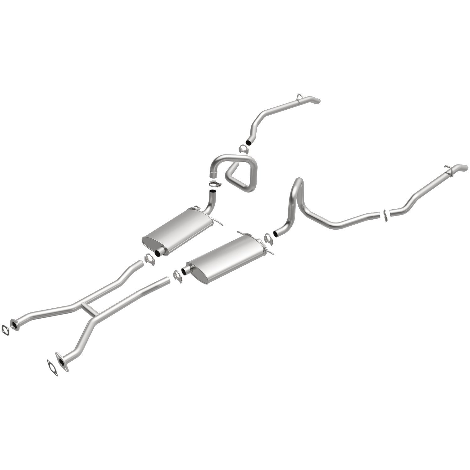 Direct-Fit Exhaust Kit, 1998-2002 Ford Crown Victoria 4.6L