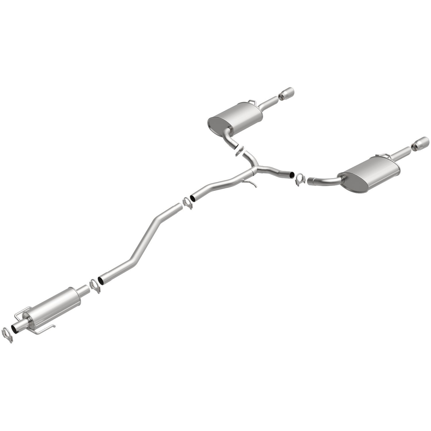 Direct-Fit Exhaust Kit, 2006-2012 Ford Fusion, Mecury Milan