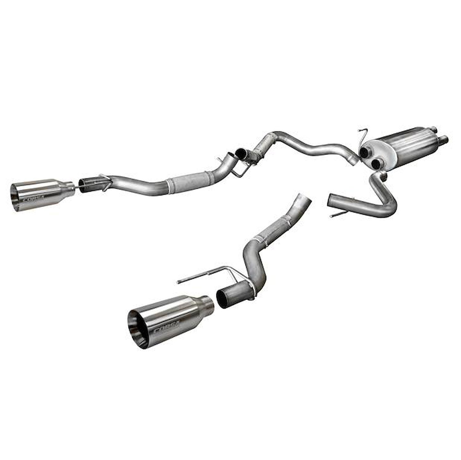 Sport Cat-Back Exhaust System 2017-2019 Ford F-150 SVT Raptor 3.5L EcoBoost