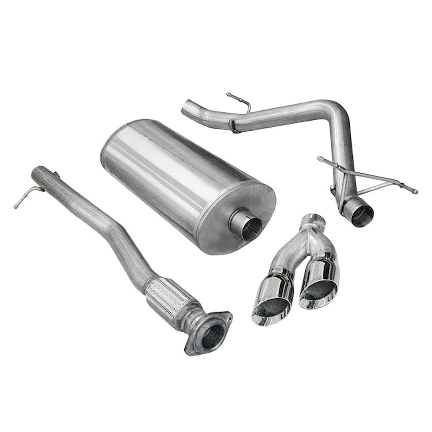 Sport Cat-Back Exhaust System 2011-2013 Chevy Silverado/GMC Sierra Denali 1500 6.2L