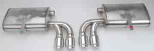 Sport Axle-Back Exhaust System 1997-2002 Corvette C5 Mufflers Only
