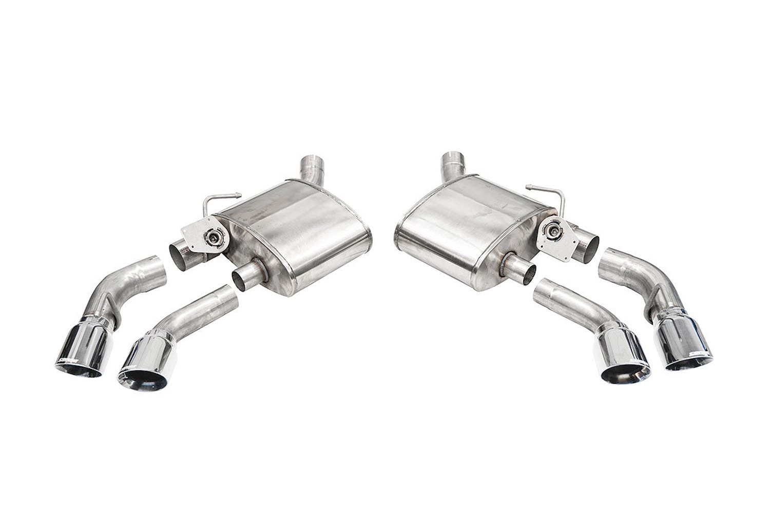 Active Valve (NPP) Axle-Back Exhaust System Fits Select Chevy Camaro SS, ZL1 6.2L - Quad Polished Tips