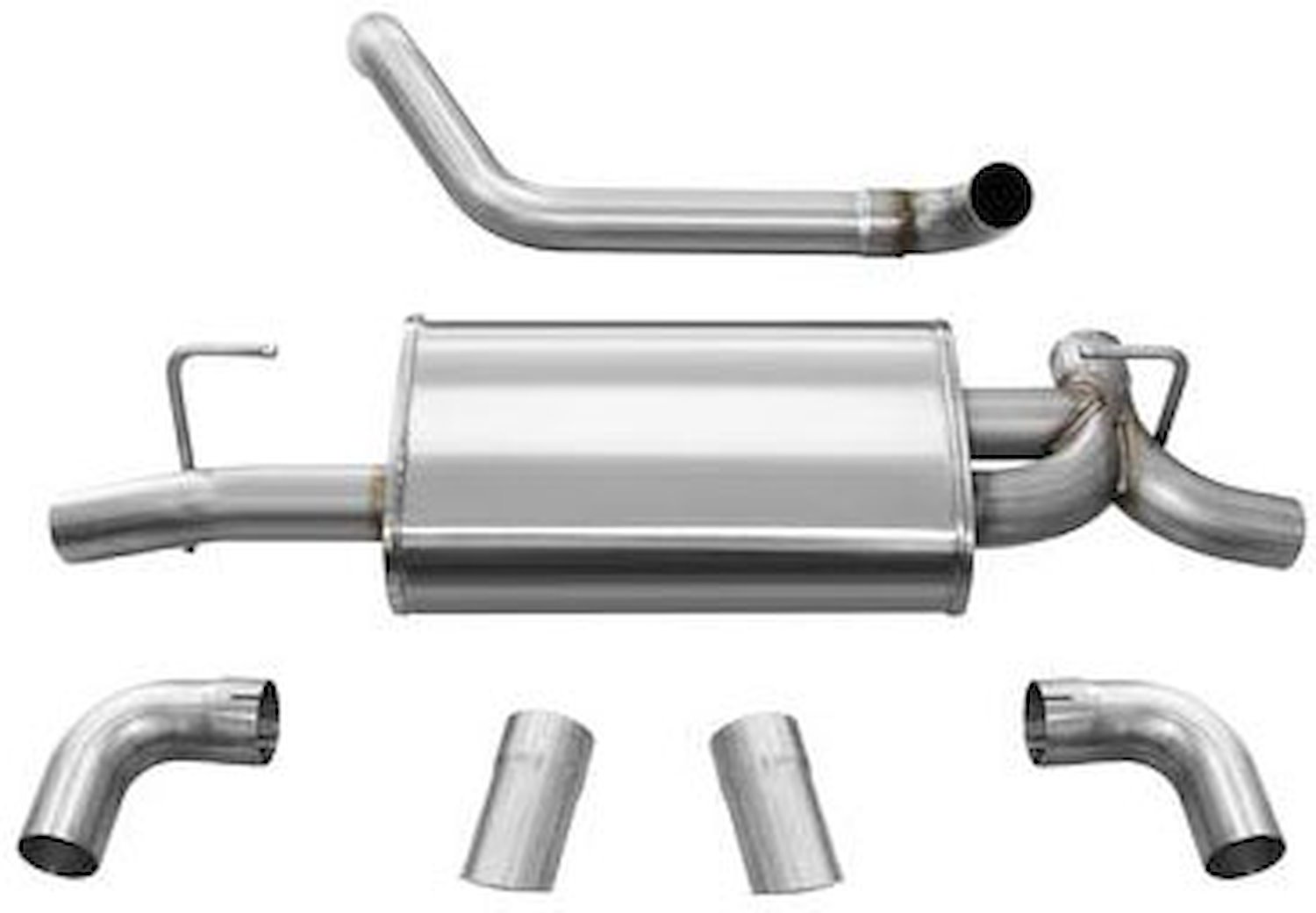 Sport Axle-Back Exhaust System 2018-2019 Jeep Wrangler JL