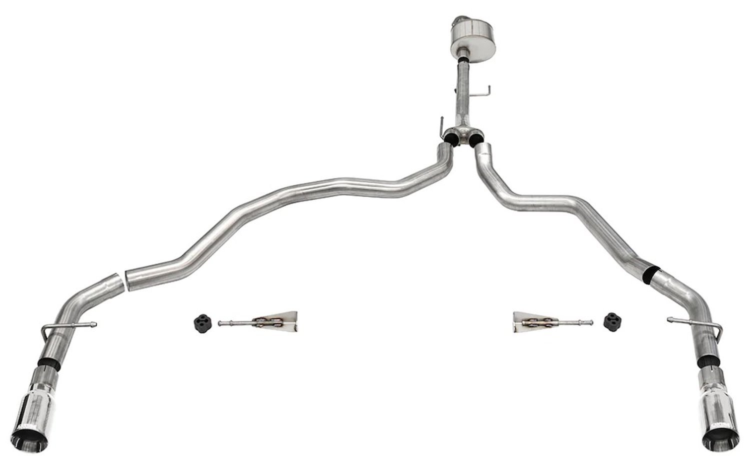 Xtreme Cat-Back Exhaust System [Dual Split Rear Exit] Fits Select Ford F-150 5L V8 with 122.8 in. Wheelbase