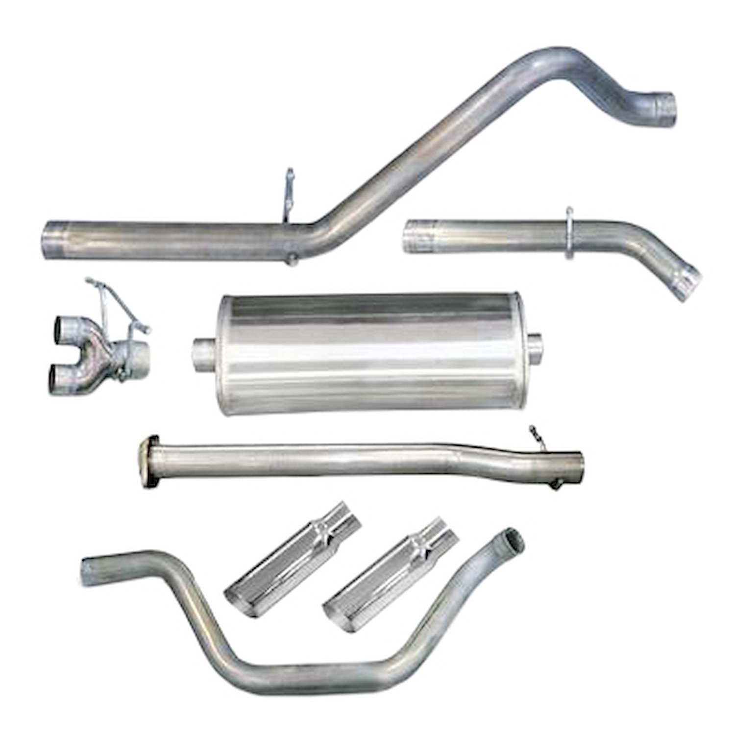 Sport Cat-Back Exhaust System 2007-2008 Chevy Silverado & GMC Sierra 1500 4.8L/5.3L/6.0L