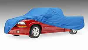 Custom Fit Car Cover Sunbrella Pacific Blue w/o Sidemounts w/Bumpers Victoria No Mirror Pockets Size G3