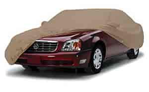 Custom Fit Car Cover Block-It 380 Taupe w/o Visor w/o Bumper No Mirror Pockets Size G3