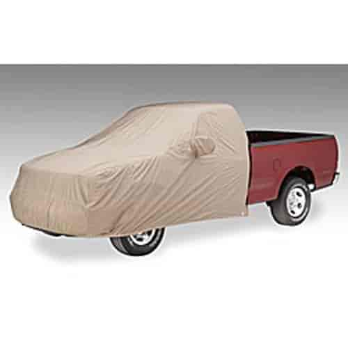 Custom Fit Cab Cover Sunbrella Pacific Blue Cab Forward To Bumper Size T1