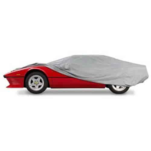 Custom Fit Car Cover UltraTect-Gray 2 Mirror Pockets Size T3 211 in. Overall Length