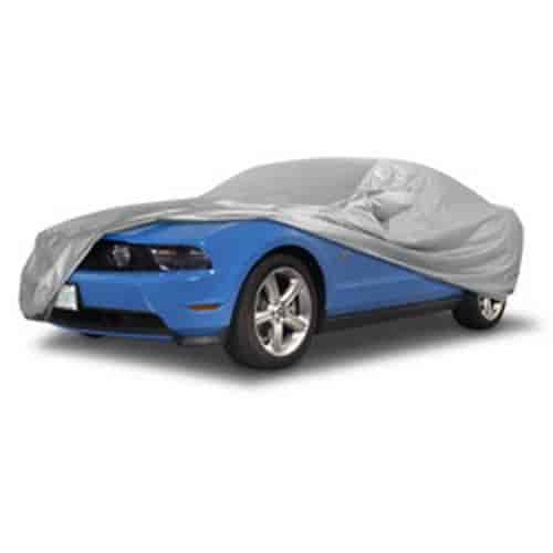 Custom Fit Car Cover ReflecTect Silver 2 Mirror Pockets Size T3 231 in. Overall Length