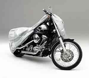 Custom Fit Motorcycle Cover Black Flannel Retail Box Harley-Davidson w/Raised Handlebars