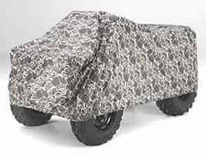 Ready-Fit ATV Cover Green Camo Retail Box Large w/o Racks Incl. Tie Down Grommets