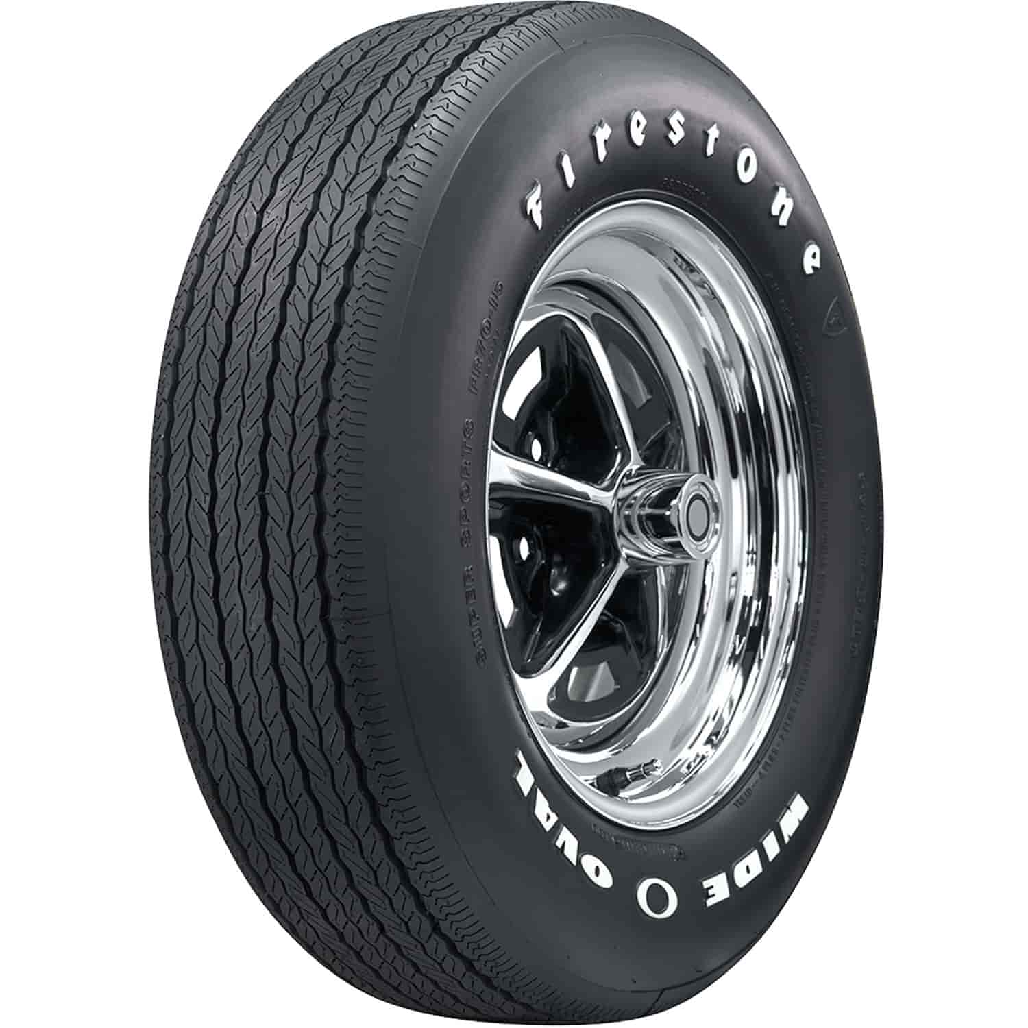 Coker Tire 62490 Firestone Wide Oval Radial Tire FR7015 JEGS High