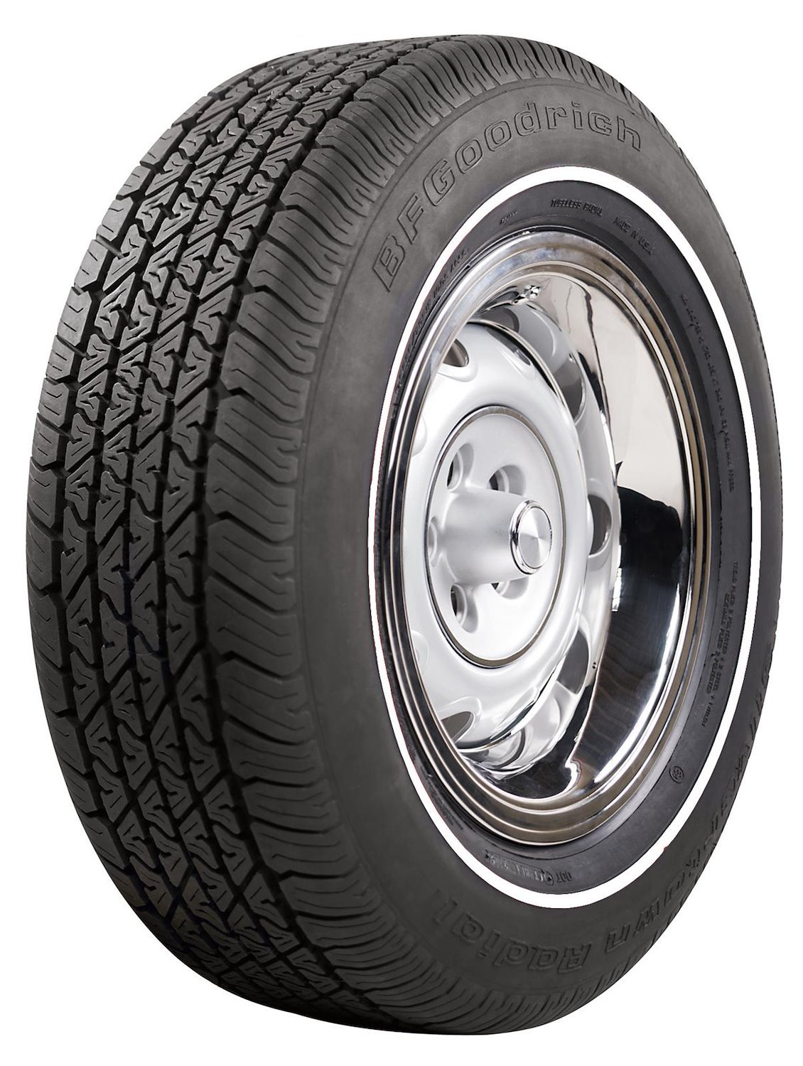 BFGoodrich Silvertown Radial Tire, 1.75-Inch Whitewall, 195/60R15