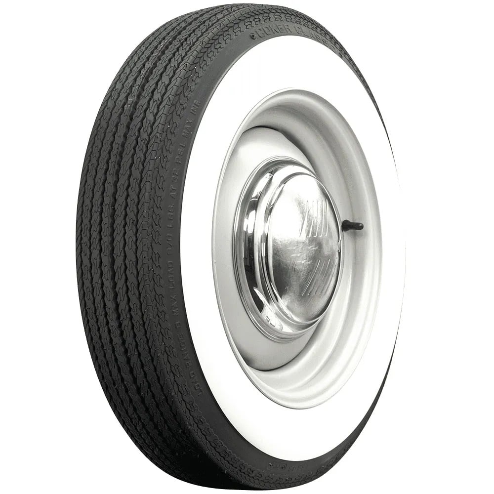 Coker Classic Wide Whitewall Bias Ply Tire G78-15 &nbsp ( 5.63" x 27.68" - 15" )