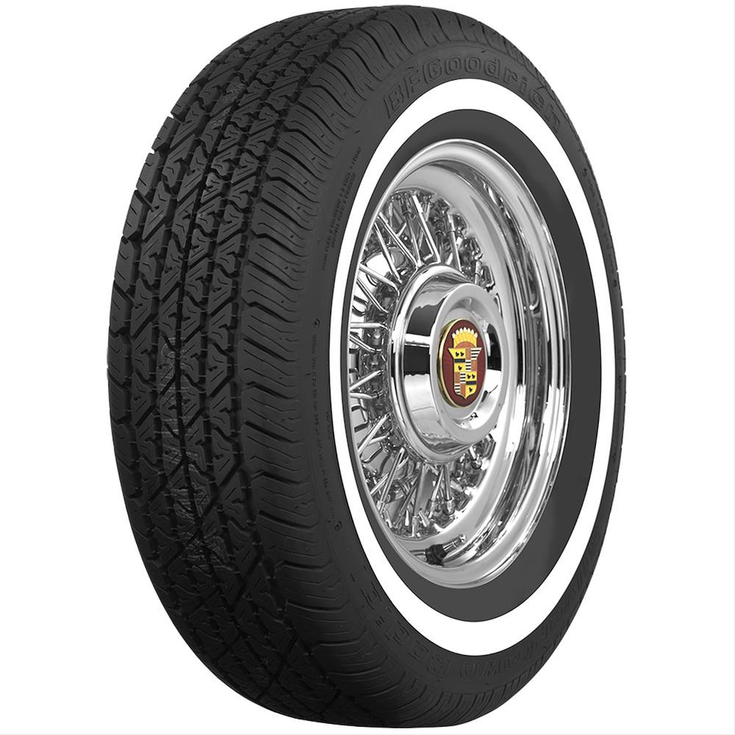 BFGoodrich Silvertown Radial Tire, 1.50-Inch Whitewall, 225/70R15