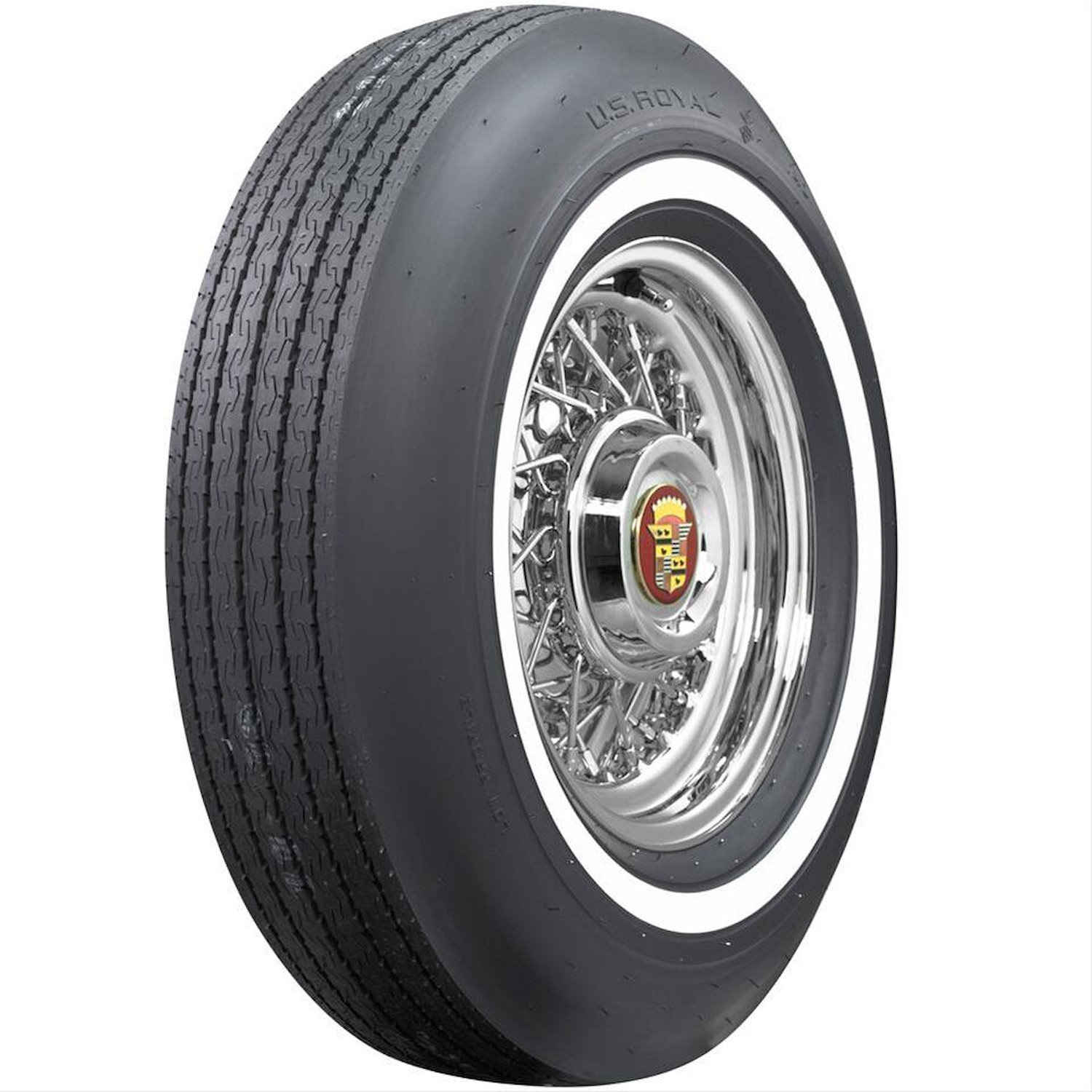 61995 Tire, US Royal 1.00-Inch Whitewall, 840/820-15