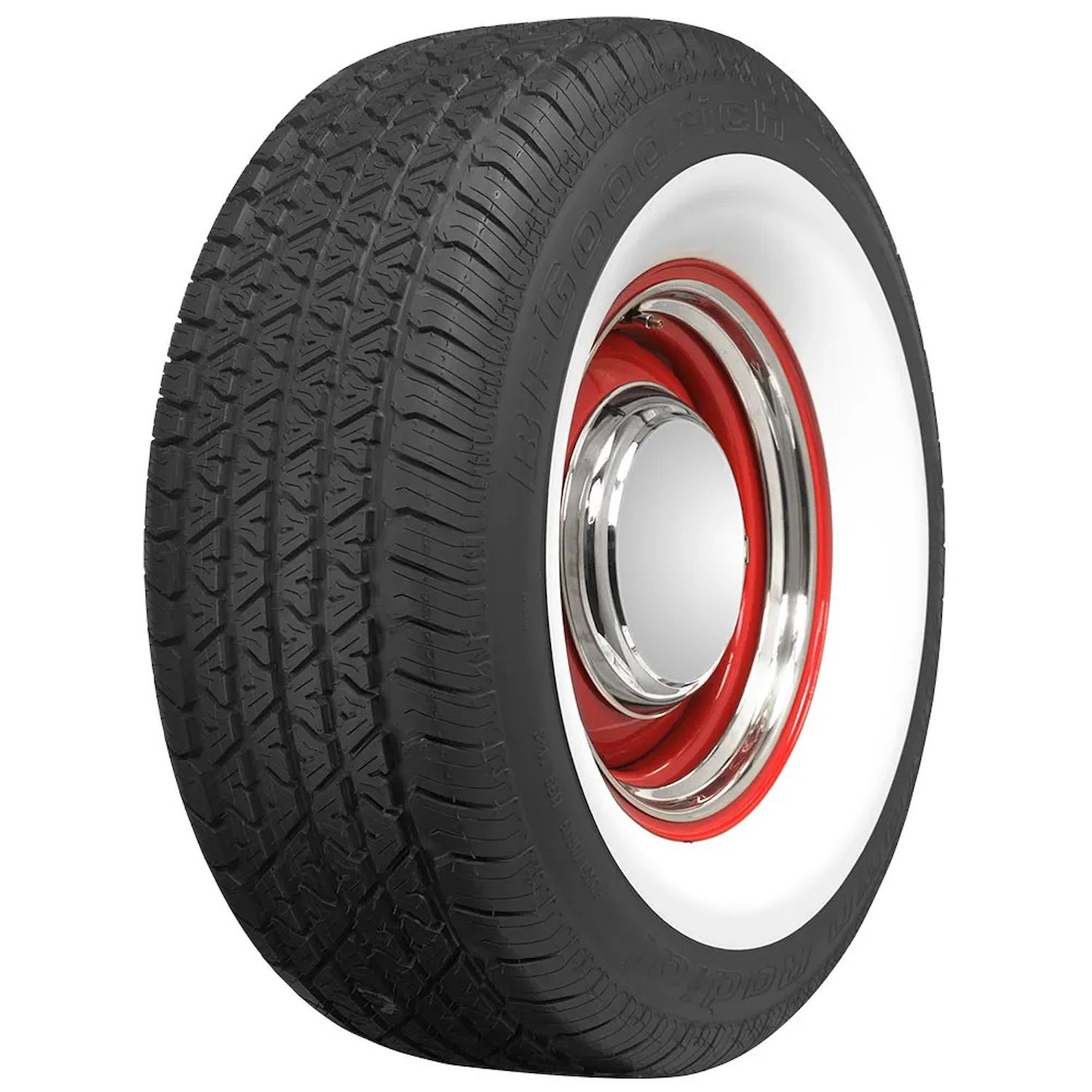 BFGoodrich Silvertown Radial Tire, 3.125-Inch Whitewall, 275/65R16