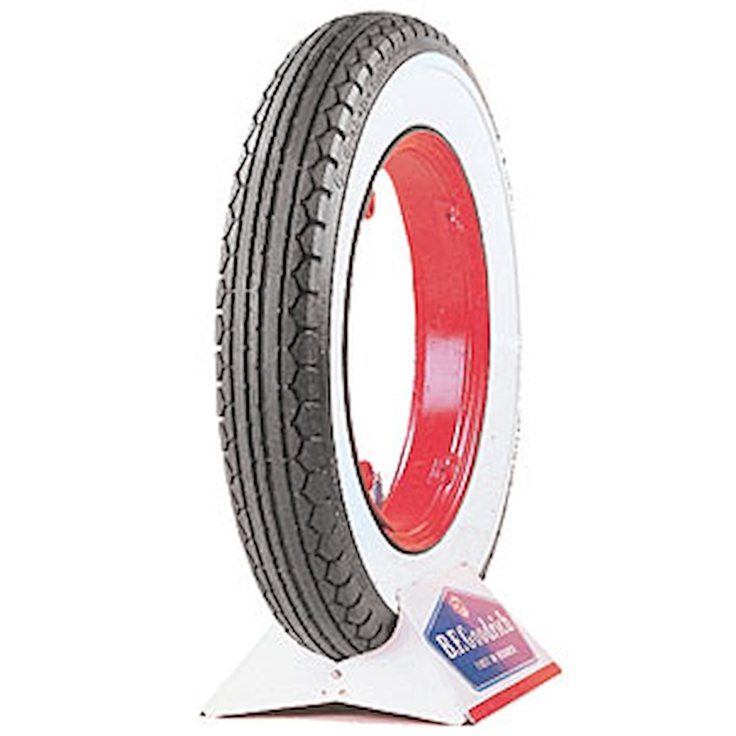 BFGoodrich Silvertown Whitewall Bias Ply Tire 550-18   ( 4.30" x 29.00" - 18" )